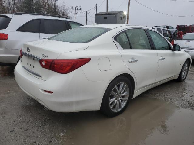 JN1BV7AR9FM418383 - 2015 INFINITI Q50 BASE WHITE photo 3