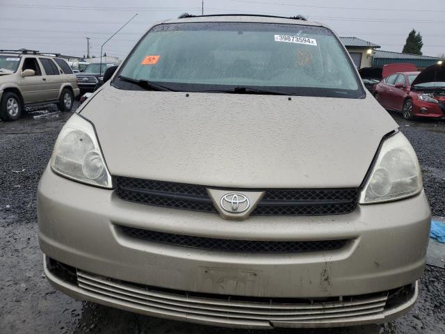 5TDZA23C05S366826 - 2005 TOYOTA SIENNA CE GOLD photo 5