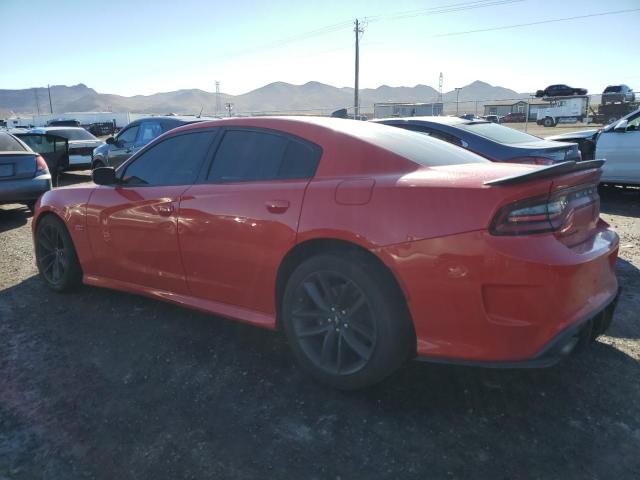 2C3CDXGJ3KH681556 - 2019 DODGE CHARGER SCAT PACK RED photo 2