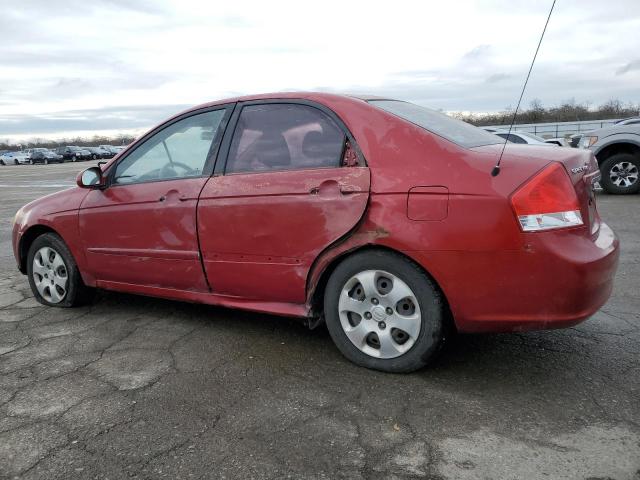 KNAFE222695664497 - 2009 KIA SPECTRA EX RED photo 2