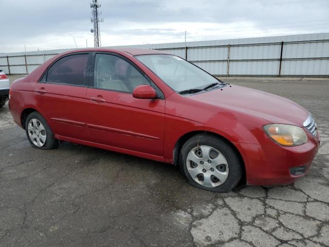 KNAFE222695664497 - 2009 KIA SPECTRA EX RED photo 4