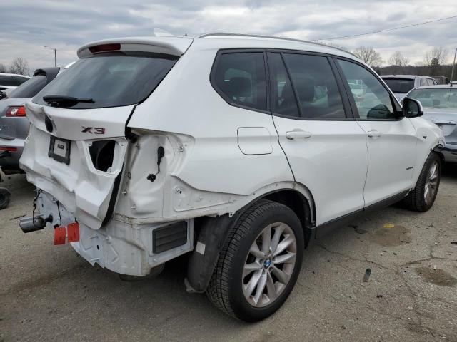 5UXWX9C53H0T05777 - 2017 BMW X3 XDRIVE28I WHITE photo 3