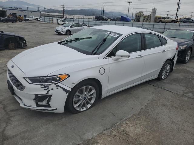 3FA6P0SU8LR171305 - 2020 FORD FUSION TITANIUM WHITE photo 1