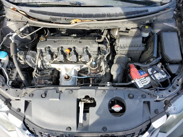 19XFB2F98DE275375 - 2013 HONDA CIVIC EXL Մոխրագույն լուսանկար 11
