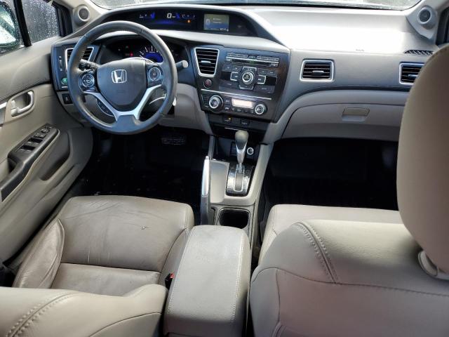 19XFB2F98DE275375 - 2013 HONDA CIVIC EXL Մոխրագույն լուսանկար 8