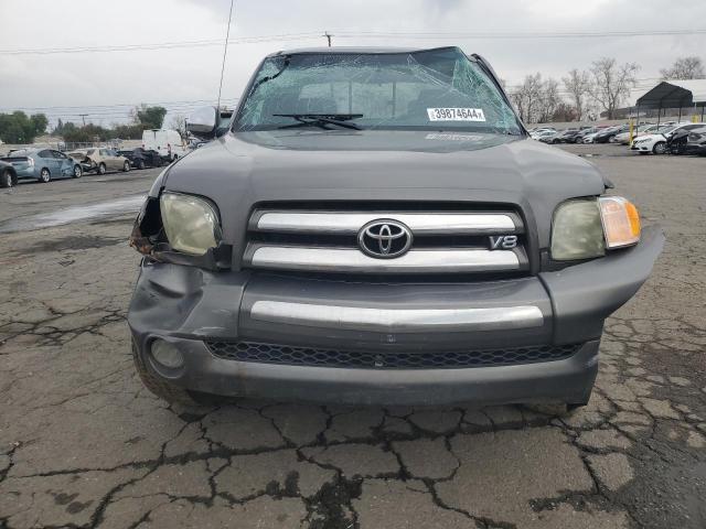 5TBBT44124S446396 - 2004 TOYOTA TUNDRA ACCESS CAB SR5 GRAY photo 5