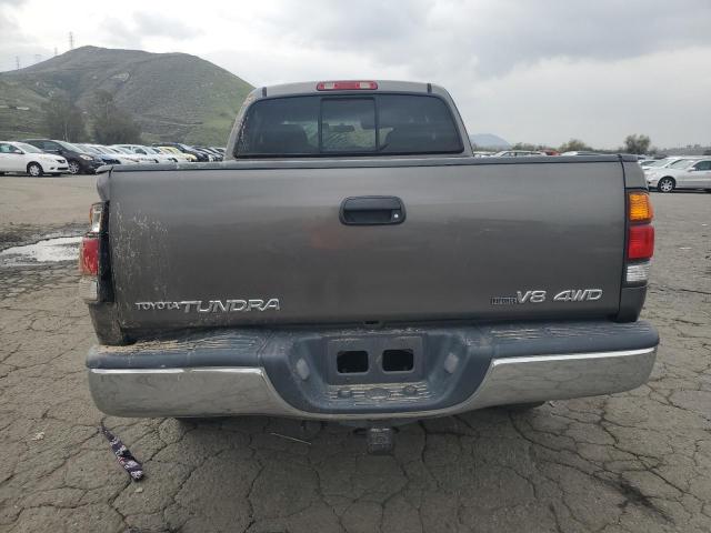 5TBBT44124S446396 - 2004 TOYOTA TUNDRA ACCESS CAB SR5 GRAY photo 6