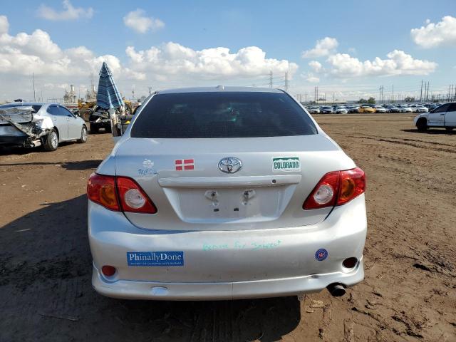 1NXBU40E39Z102930 - 2009 TOYOTA COROLLA BASE SILVER photo 6