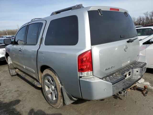 5N1AA08BX4N720272 - 2004 NISSAN ARMADA SE SILVER photo 2