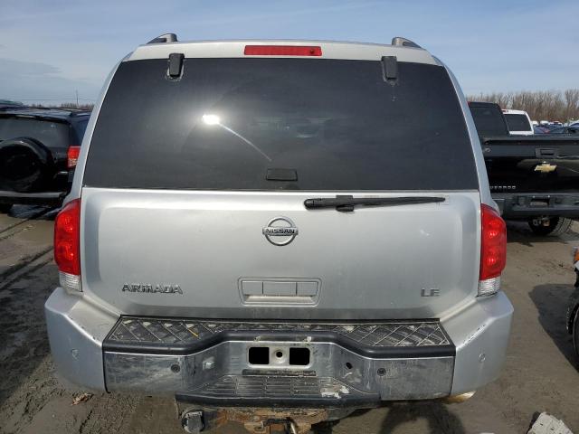 5N1AA08BX4N720272 - 2004 NISSAN ARMADA SE SILVER photo 6