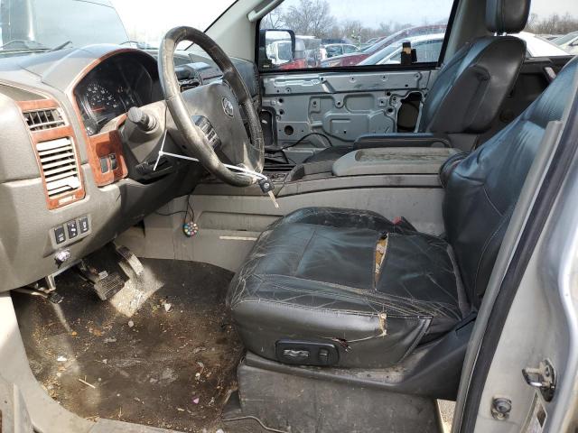 5N1AA08BX4N720272 - 2004 NISSAN ARMADA SE SILVER photo 7