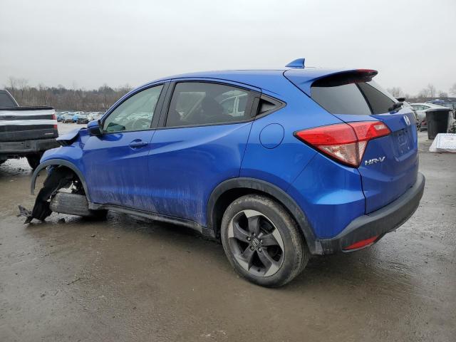 3CZRU6H52JM714171 - 2018 HONDA HR-V EX BLUE photo 2