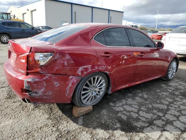 JTHBE262662000417 - 2006 LEXUS IS 350 RED photo 3