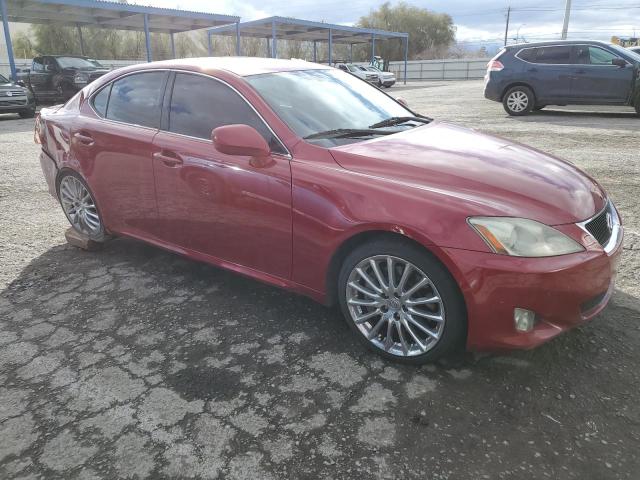 JTHBE262662000417 - 2006 LEXUS IS 350 RED photo 4