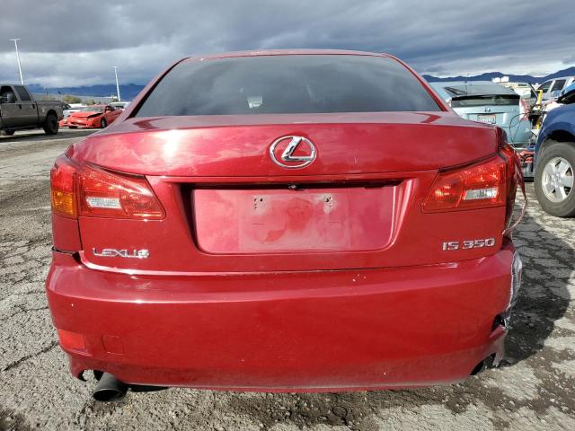 JTHBE262662000417 - 2006 LEXUS IS 350 RED photo 6