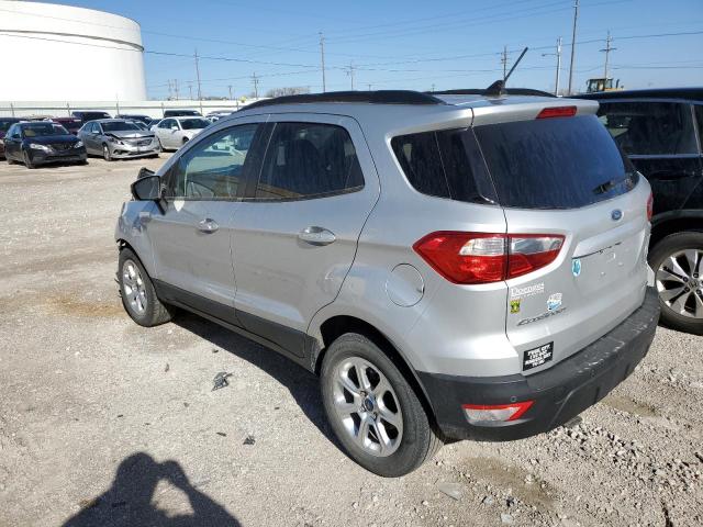 MAJ3S2GE1KC262296 - 2019 FORD ECOSPORT SE SILVER photo 2