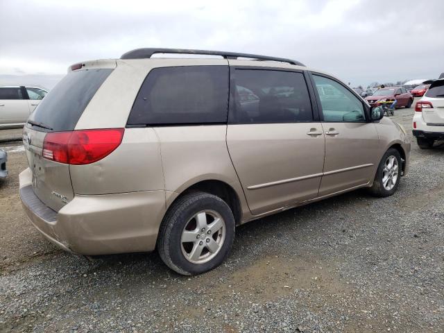 5TDBA22C74S019298 - 2004 TOYOTA SIENNA XLE BEIGE photo 3