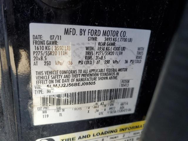 5LMJJ2J56BEJ09505 - 2011 LINCOLN NAVIGATOR 黑色 照片 13