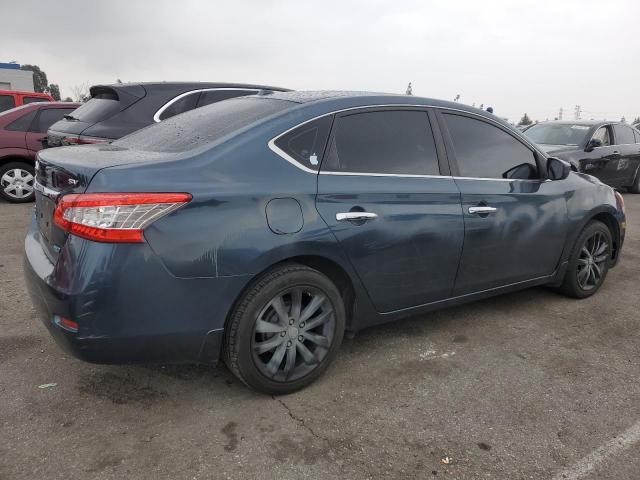 3N1AB7AP8EL630008 - 2014 NISSAN SENTRA S BLUE photo 3