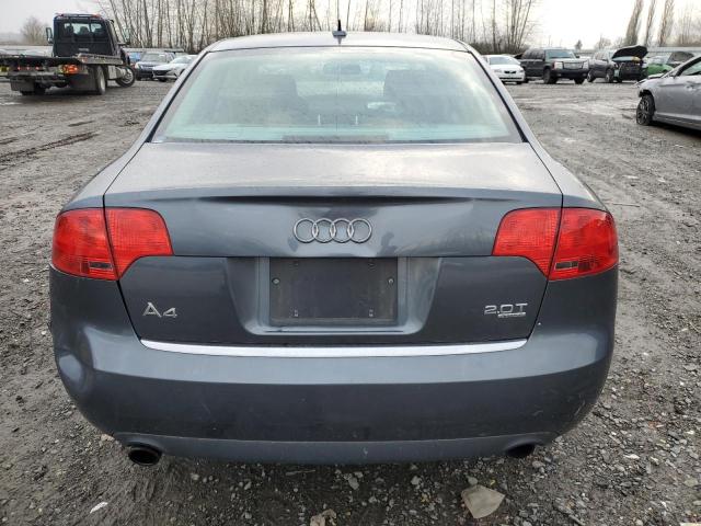 WAUDF78E46A196405 - 2006 AUDI A4 2.0T QUATTRO SILVER photo 6