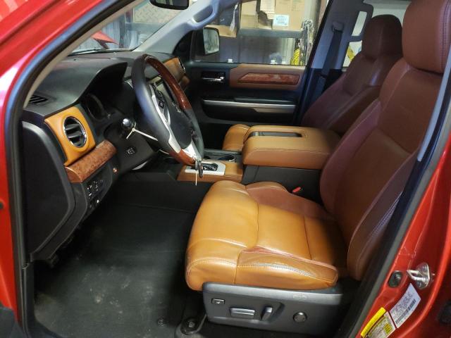 5TFAW5F10EX342823 - 2014 TOYOTA TUNDRA CREWMAX PLATINUM Rot Foto 7