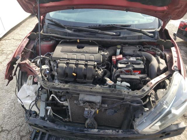 3N1AB7AP7KY262242 - 2019 NISSAN SENTRA S RED photo 11