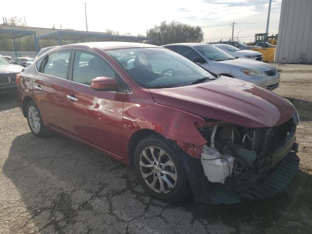 3N1AB7AP7KY262242 - 2019 NISSAN SENTRA S RED photo 4