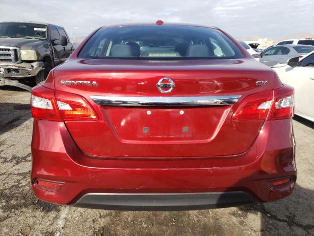 3N1AB7AP7KY262242 - 2019 NISSAN SENTRA S RED photo 6