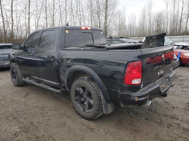 1C6RR7LM5JS356588 - 2018 RAM 1500 SLT BLACK photo 2