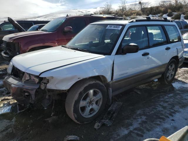 JF1SF6550XH737229 - 1999 SUBARU FORESTER S WHITE photo 1