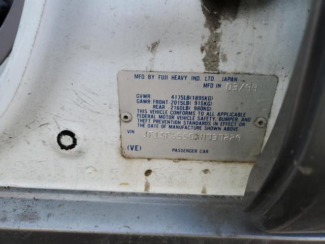 JF1SF6550XH737229 - 1999 SUBARU FORESTER S WHITE photo 13