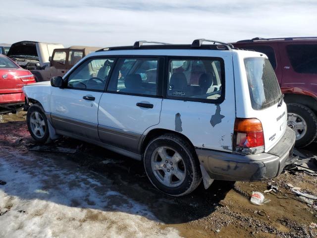 JF1SF6550XH737229 - 1999 SUBARU FORESTER S WHITE photo 2