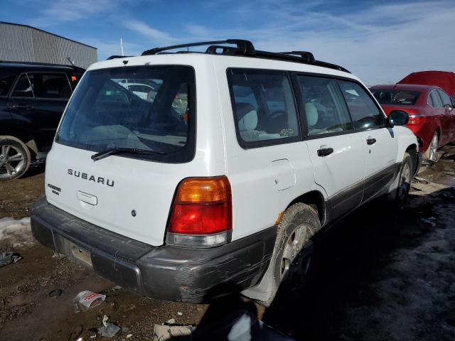 JF1SF6550XH737229 - 1999 SUBARU FORESTER S WHITE photo 3