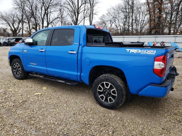 5TFHY5F10MX996681 - 2021 TOYOTA TUNDRA CREWMAX LIMITED BLUE photo 2