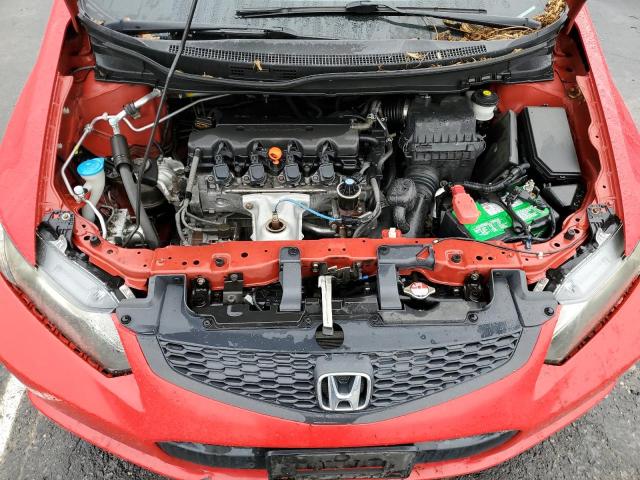 2HGFG3B55DH522674 - 2013 HONDA CIVIC LX RED photo 11