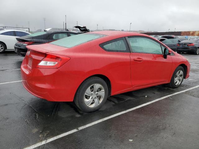 2HGFG3B55DH522674 - 2013 HONDA CIVIC LX RED photo 3