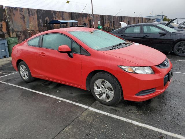 2HGFG3B55DH522674 - 2013 HONDA CIVIC LX RED photo 4