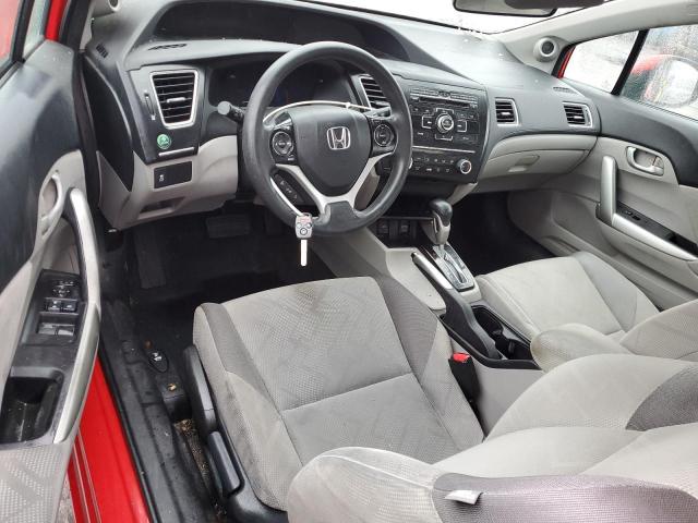 2HGFG3B55DH522674 - 2013 HONDA CIVIC LX RED photo 8