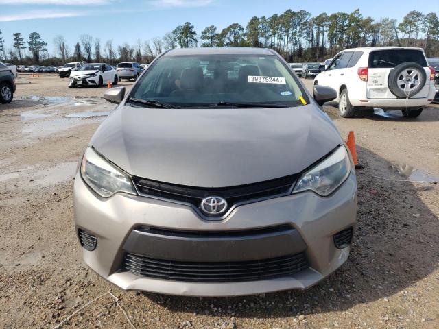 2T1BURHE4FC402510 - 2015 TOYOTA COROLLA L GRAY photo 5