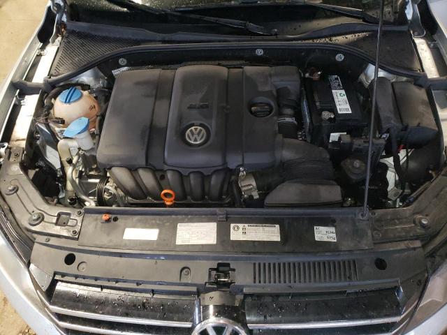 1VWAH7A31DC009404 - 2013 VOLKSWAGEN PASSAT S SILVER photo 11