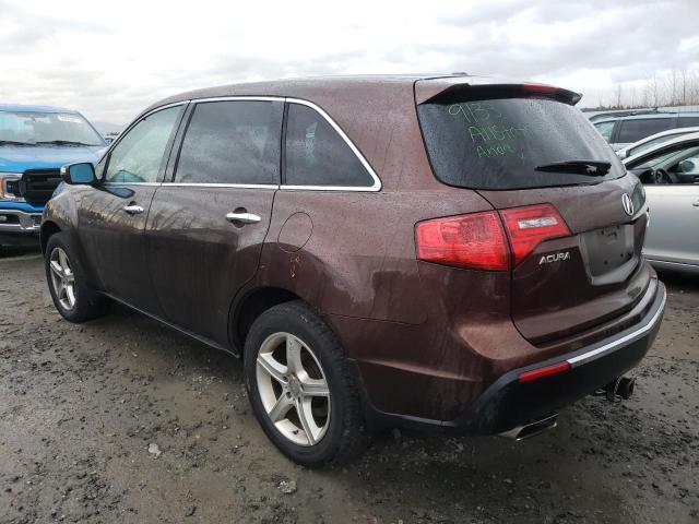 2HNYD2H64AH530393 - 2010 ACURA MDX TECHNOLOGY 棕色 照片 2