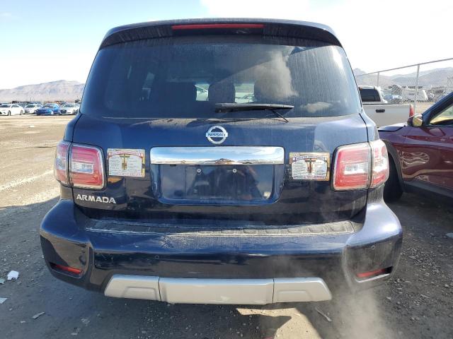 JN8AY2ND8H9001798 - 2017 NISSAN ARMADA SV BLUE photo 6