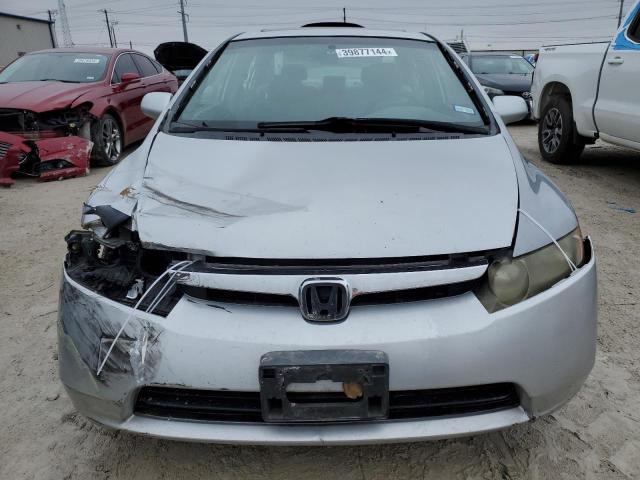 1HGFA16866L124647 - 2006 HONDA CIVIC EX SILVER photo 5