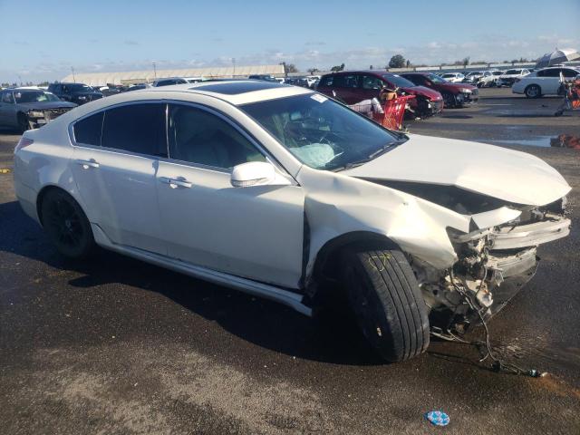 19UUA8F53BA004753 - 2011 ACURA TL WHITE photo 4