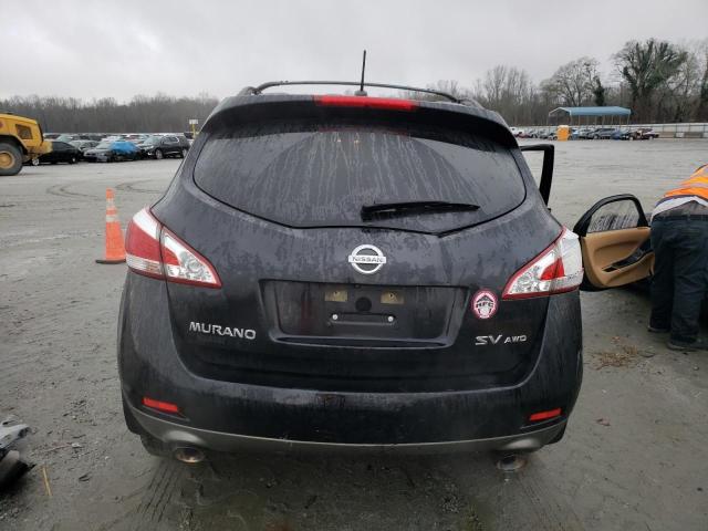 JN8AZ1MW0BW161516 - 2011 NISSAN MURANO S BLACK photo 6