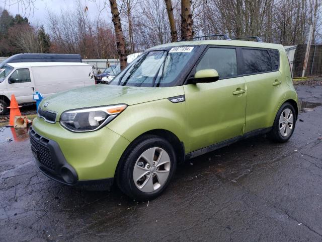 KNDJN2A21F7815504 - 2015 KIA SOUL GREEN photo 1