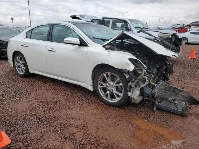 1N4AA5AP7EC443574 - 2014 NISSAN MAXIMA S WHITE photo 4