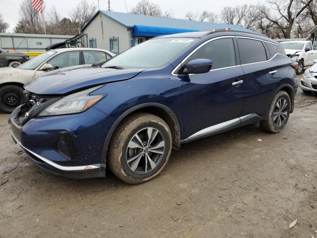 5N1AZ2MJ0KN163337 - 2019 NISSAN MURANO S BLUE photo 1