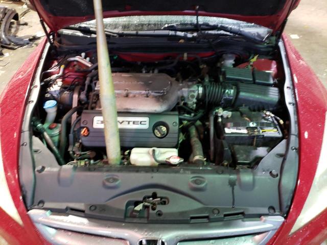 1HGCM82647A003023 - 2007 HONDA ACCORD EX RED photo 11