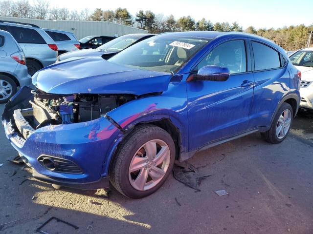 3CZRU6H5XKM704053 - 2019 HONDA HR-V EX BLUE photo 1